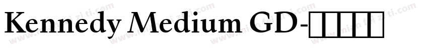 Kennedy Medium GD字体转换